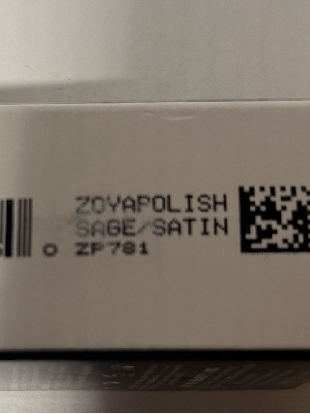 NWOT/NIB Zoya Satin Nail Lacquer - Sage Green. Matte - Picture 7 of 8
